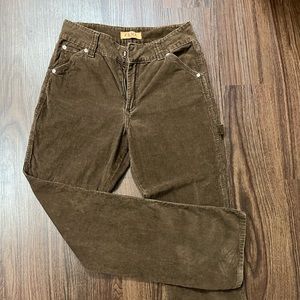Y2k corduroy brown pants